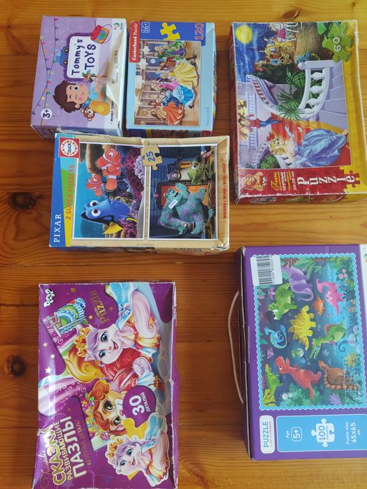 Дитячі пазли + настільна гра
