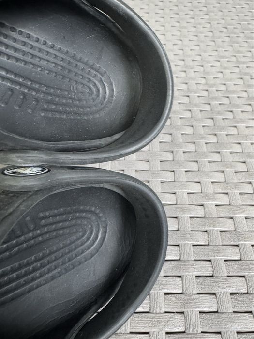Crocs кроксы сандали C8-9 25-26 размер детские черные