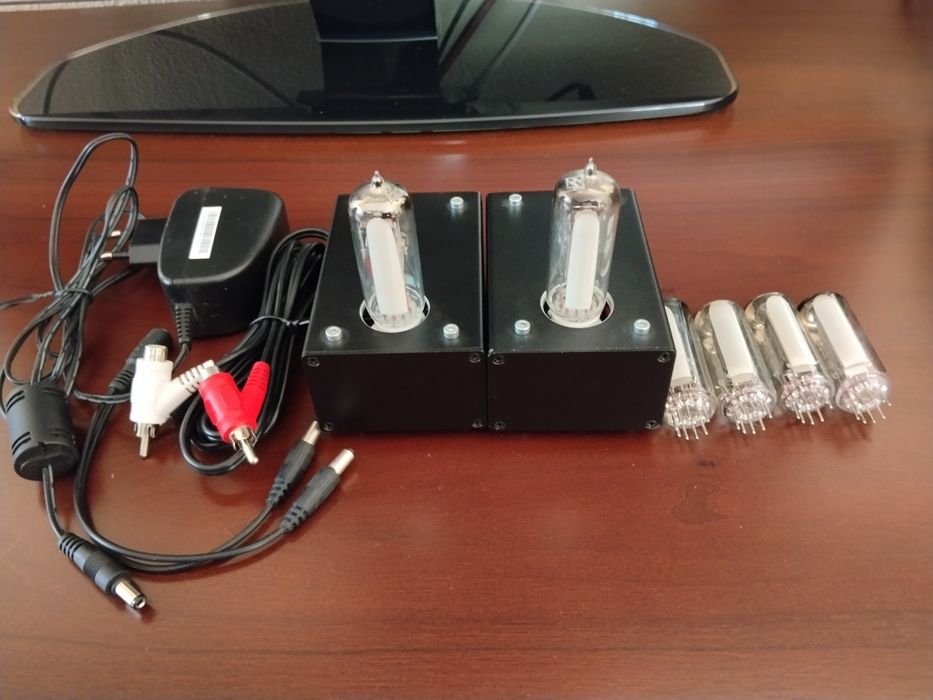 Magic eye válvulas analisador nível de audio