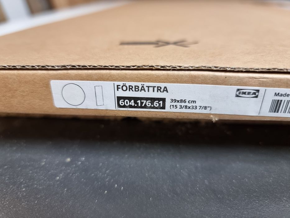 Ikea Forbattra panel biały matowy