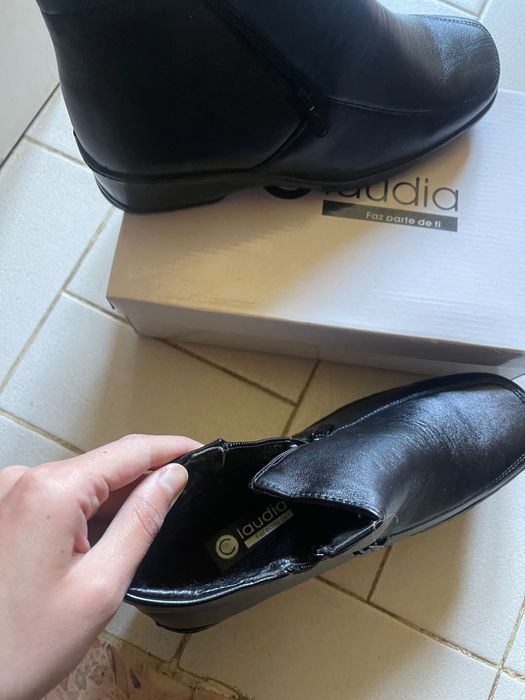 Botas pretas quentes (novas)
