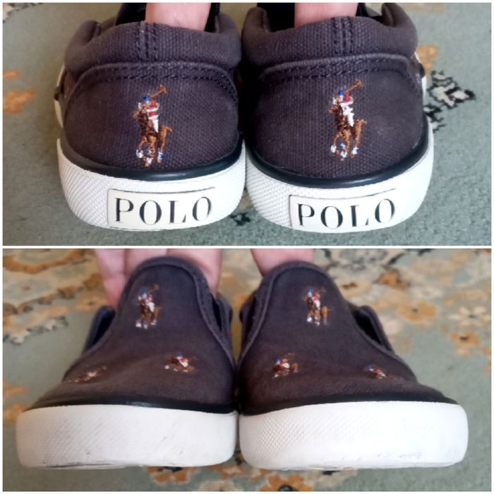 Слипоны(мокасины) Polo Ralph Louren р.24,5,стелька 16 см.