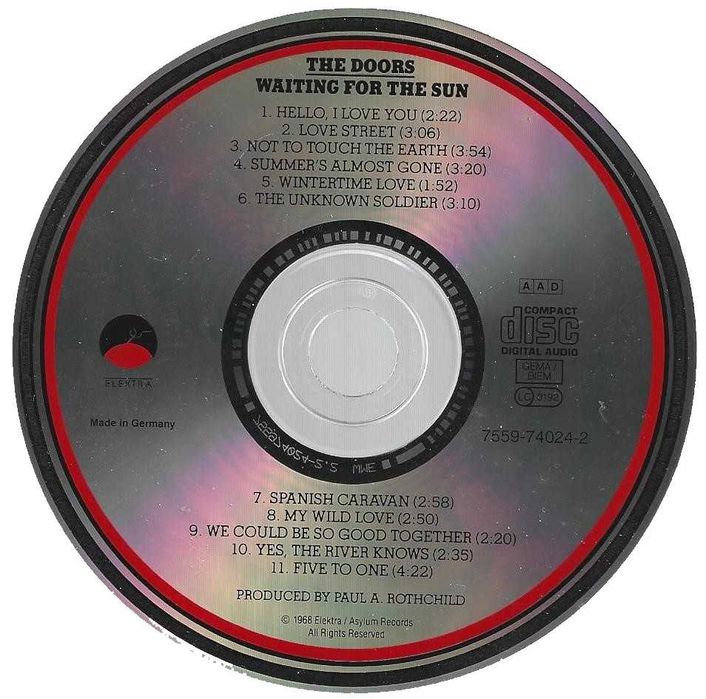 Doors - - - - - Waiting For The Sun - - - - - CD