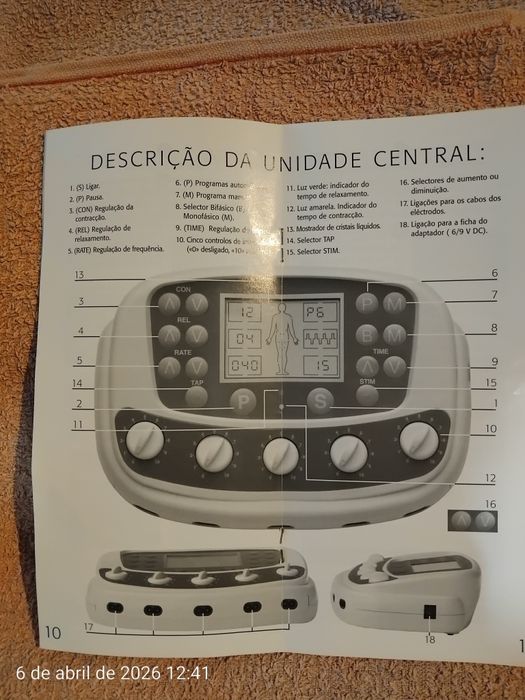 Eletroestimulador TENS  e E.M.S