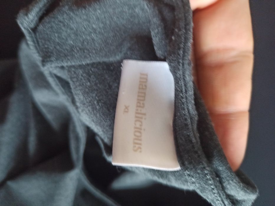 Bluzka ciążowa długi rękaw szara Mamalicious r xl 42