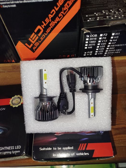 Лед лампи S&D LED Headlight   Н4- H7 6500K Фари Н4- Н7