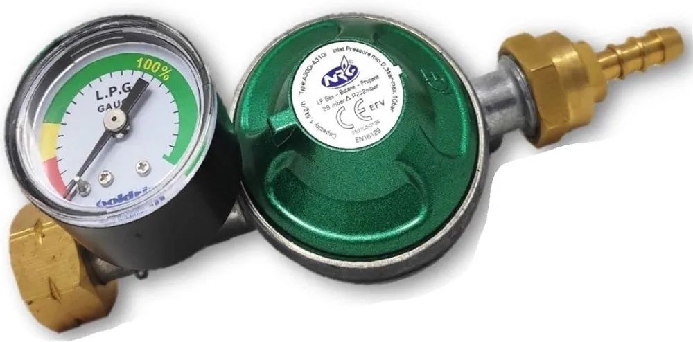Boldrin Regulator niskiego ciśnienia 1,5 kg/h 29mbar z zaworem bezpiec