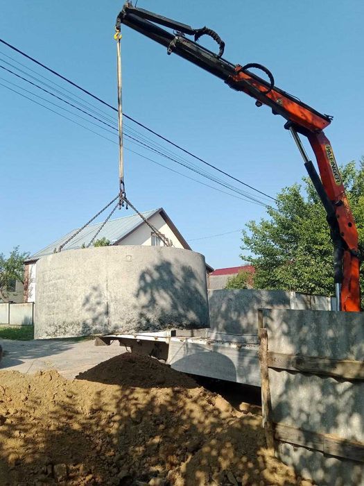 Постройка сливных ям, копка выгребных ям, копка траншей, замена труб