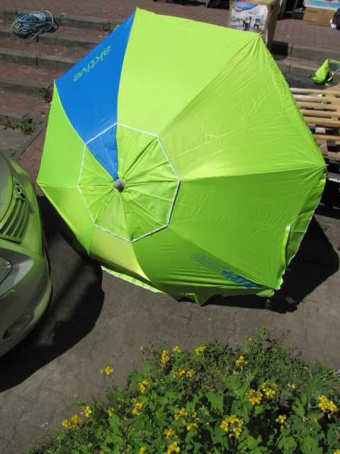 Parasol plażowy do opalania na plaże do ogrodu AKTIVE Beach Parasol 200 cm, 8 żeber