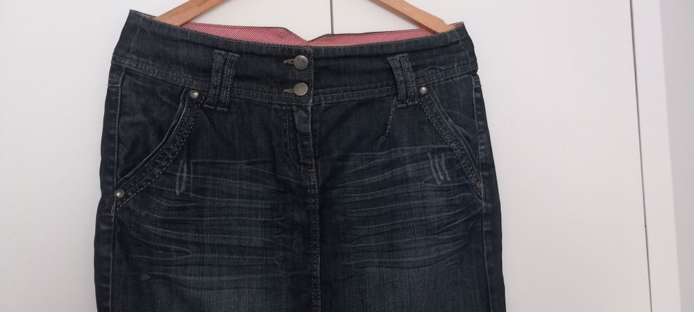 Saia de Ganga Tam 40  Denim  ( Portes Incluídos)