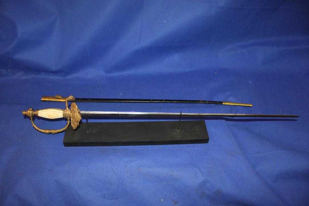 Antiga espada espadim português colecionismo