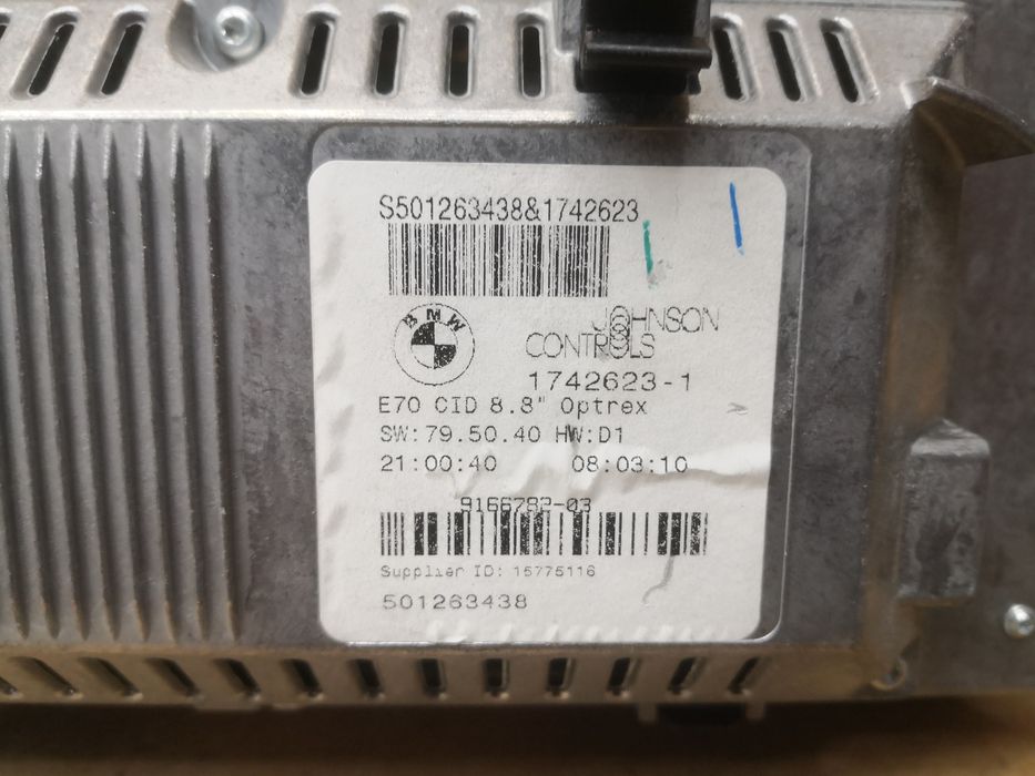 Wyświetlacz ekran nawigacji  BMW X5 X6 e70 e71