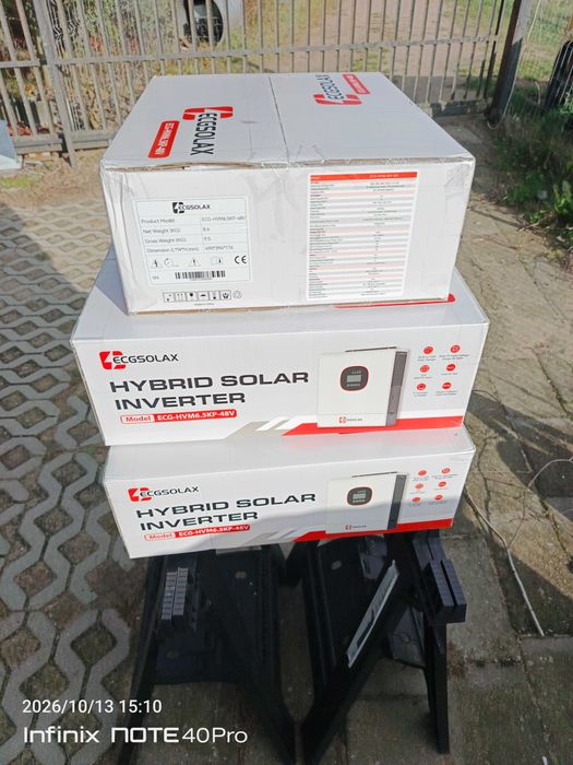 3x falownik 6,5kW 19,5kW 3 FAZY 380V 2 fazy 230V 13+6,5kW OffGrid najt