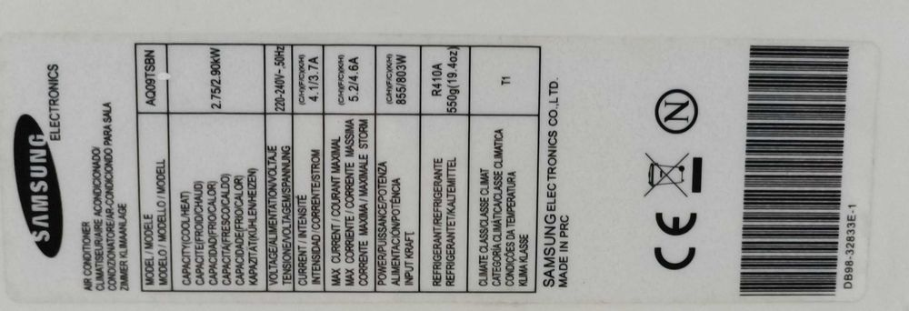 Ar condicionado Samsung