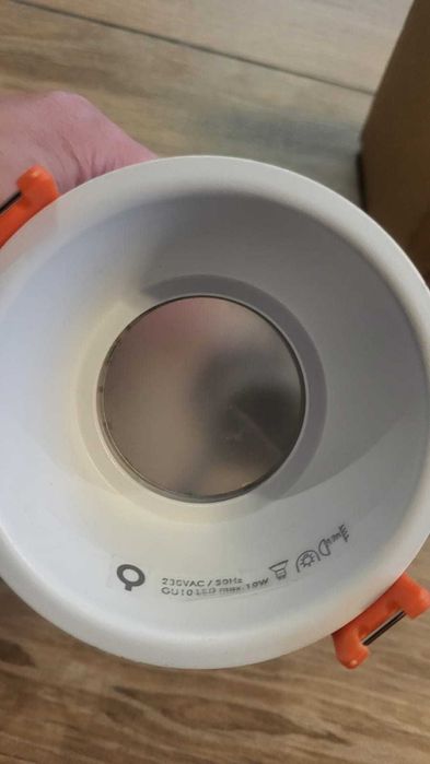 Oprawa sufitowa wpuszczana IP 44 QAZQA Dept DL White IP 2 sztuki