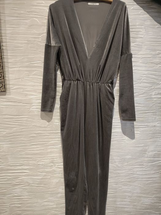 Kombinezon aksamitny popielaty Glamorous rozm.S/M