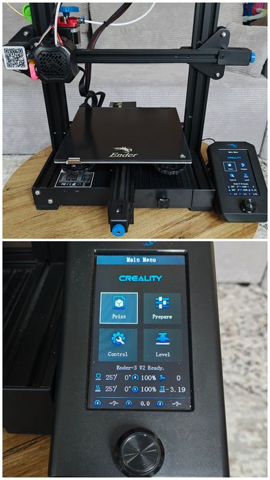 Drukarka 3D Creality Ender 3 v2 Zmodyfikowana Dodatki