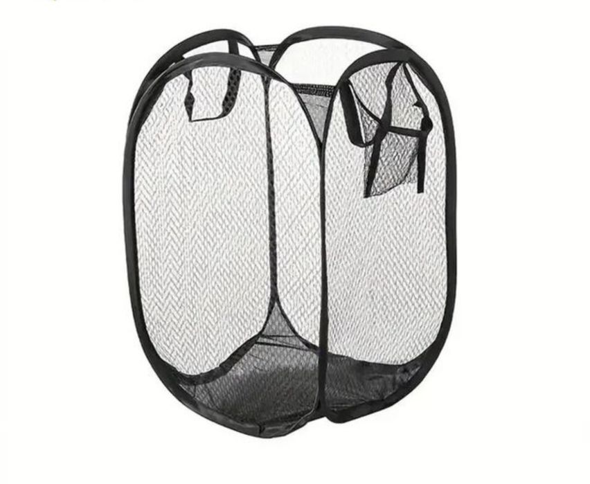 Cesto portátil de roupa para campismo