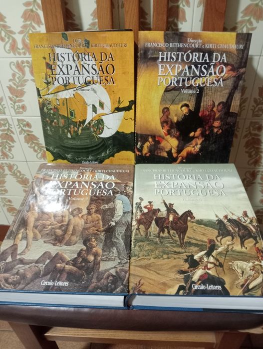 4 livros da História da expansao Portuguesa
