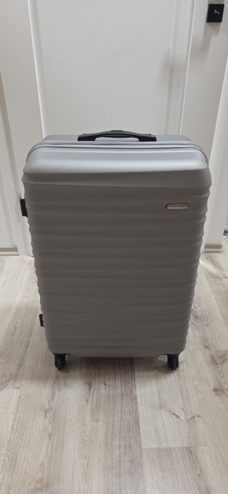 Duża walizka z ABS-u, WITTCHEN, kolor SZARY