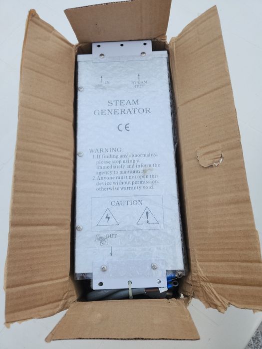 Gerador de vapor de sauna