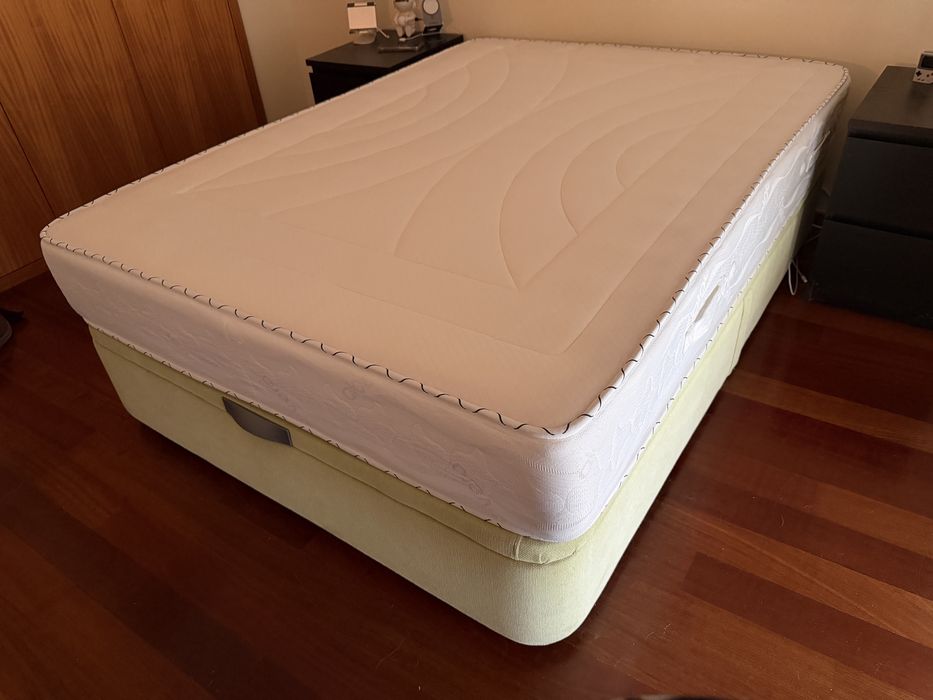 Cama Baú + Colchão Casal