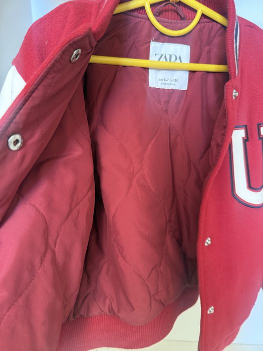 Стильна куртка-бомбер Zara Kids для хлопчика / дівчинки, 6-7 років (120-122 см)