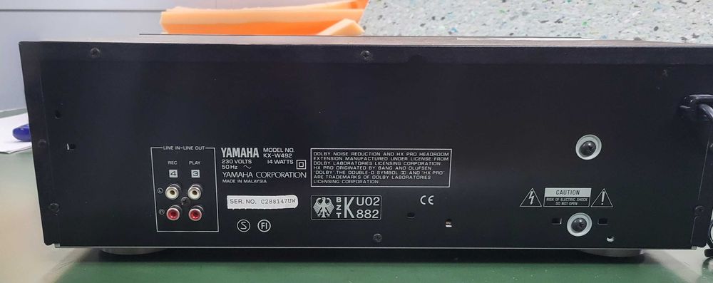 Yamaha KX-W492 deck cassetes