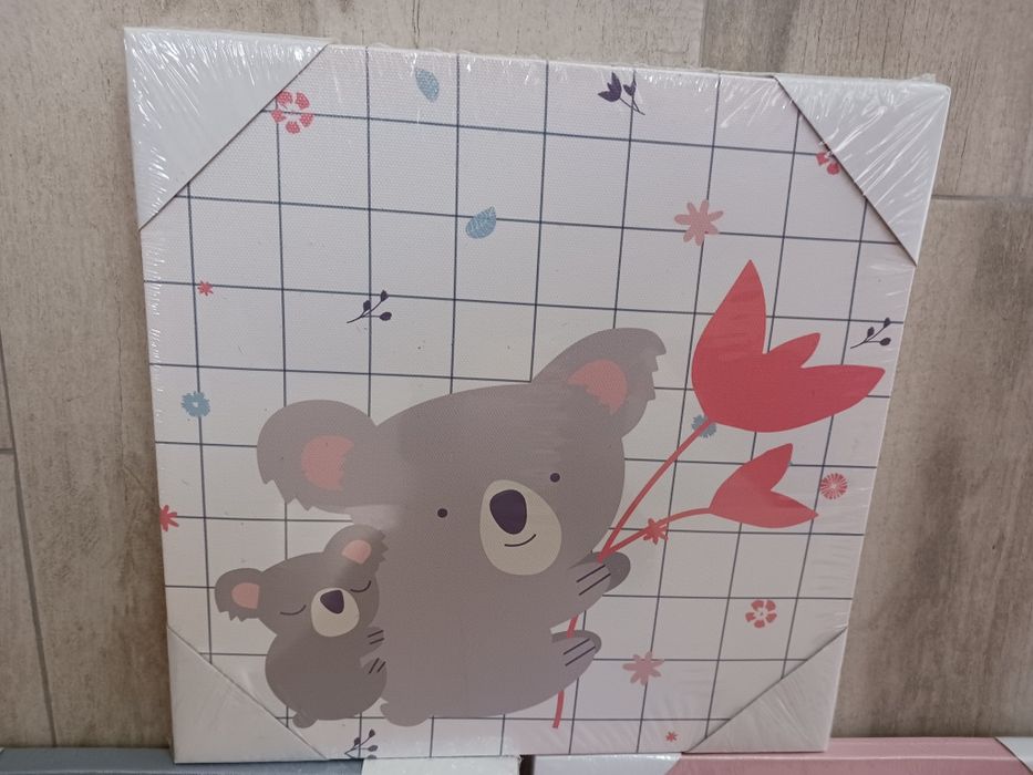 3 quadros quarto criança