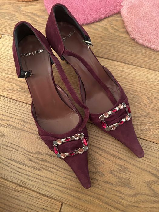 Zamszowe włoskie buty 36