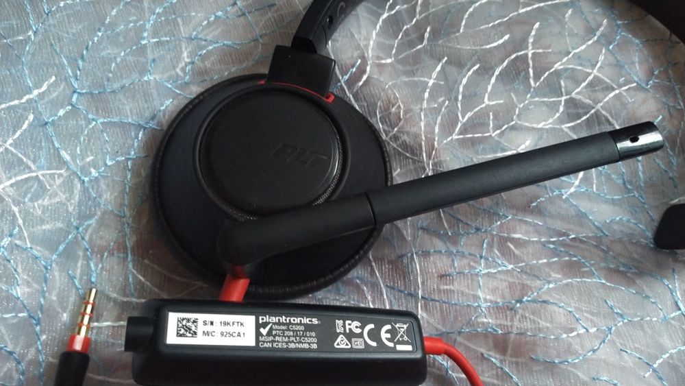 Amazon! Навушники Plantronics BlackWire Poly С5210T + USB контролер
