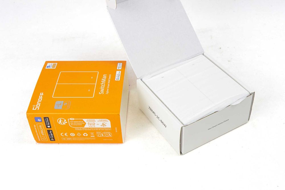 Interruptor de parede Sonoff, de encastrar, zigbee smart switch novo
