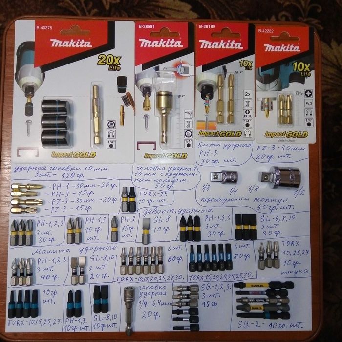 набор бит Wera Felo биты Milwaukee Torx для шуруповёрта свёрла .