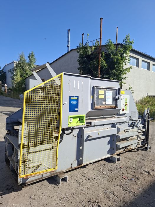 Prasa pozioma kanalowa do odpadów foli makulatury kartonu papieru 60 T