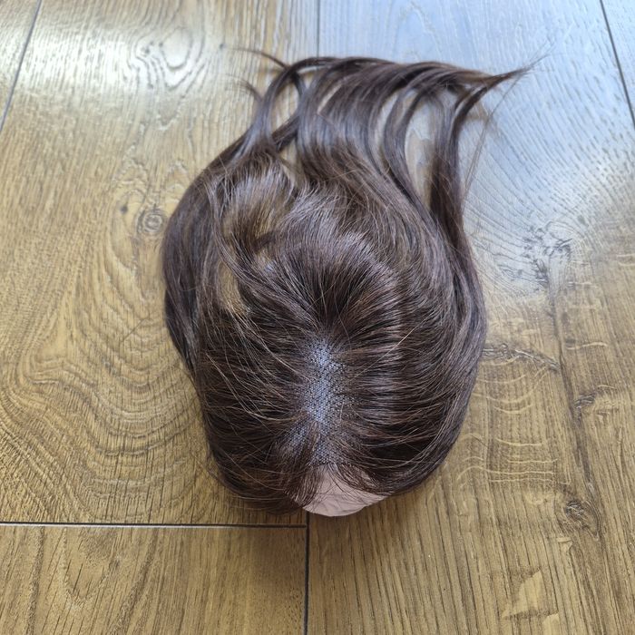 Topper clip-in Włosy naturalne 30cm 20g Czekoladowy Brąz 1.69