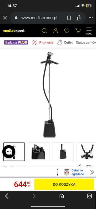 Parownica do ubrań SteamOne H18B – stan jak nowy