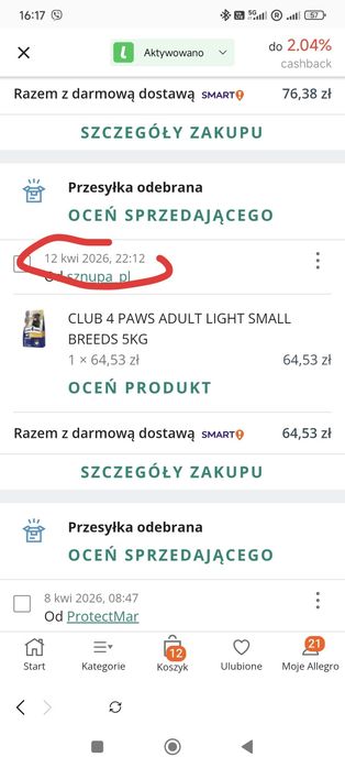 club 4 paws karma dla psa do 10 kg