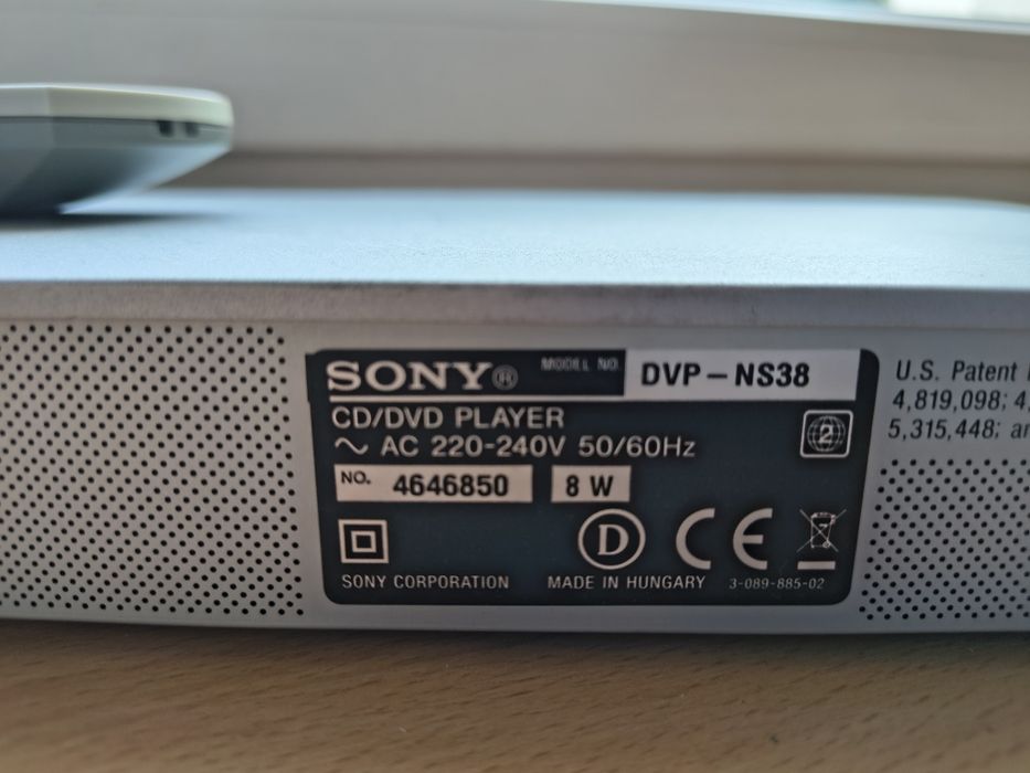 Sony CD/DVD PLAYER DVP-NS38 pilot kabel euro