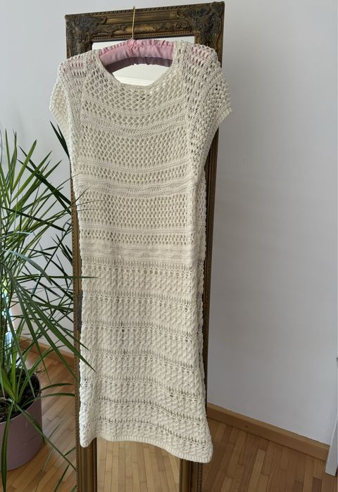 Базове Вязане Міді плаття в стилі Бохо H&M M-L