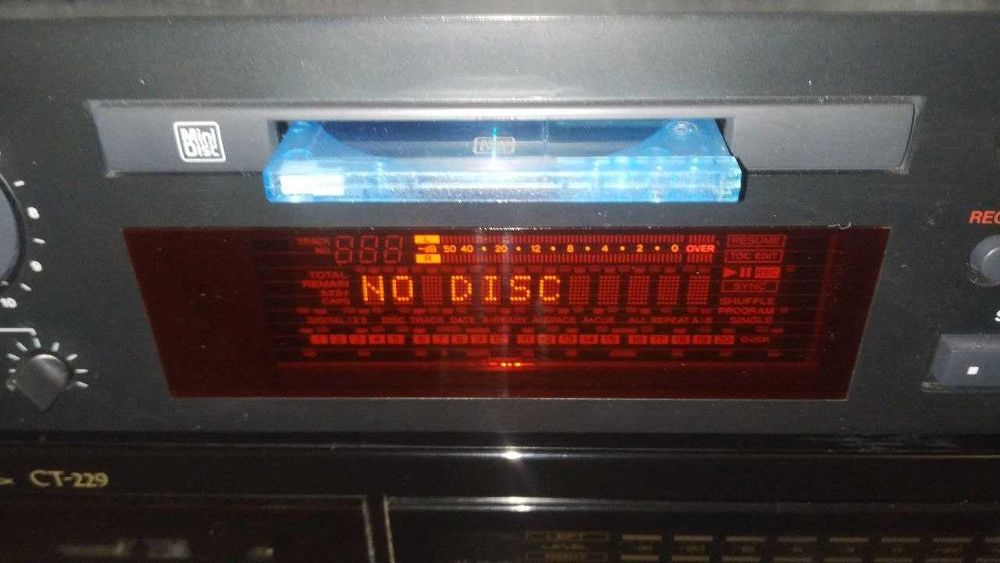 Tascam MD-301 mkII, мини диск.