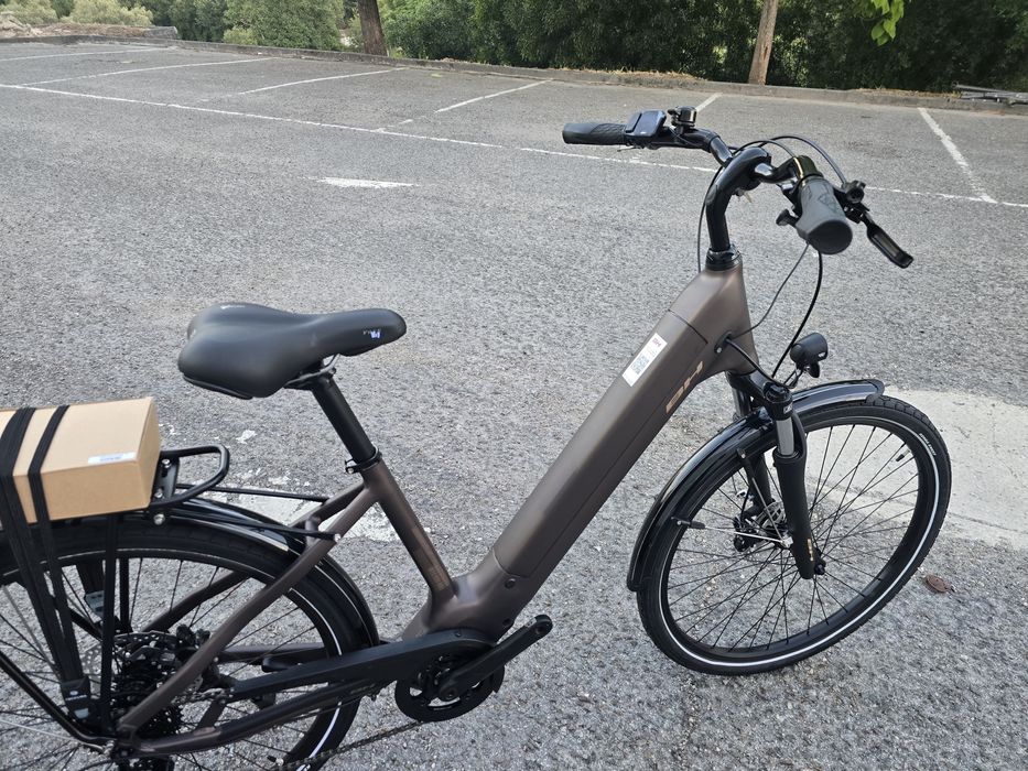 Bicicleta eletrica citadina motor central