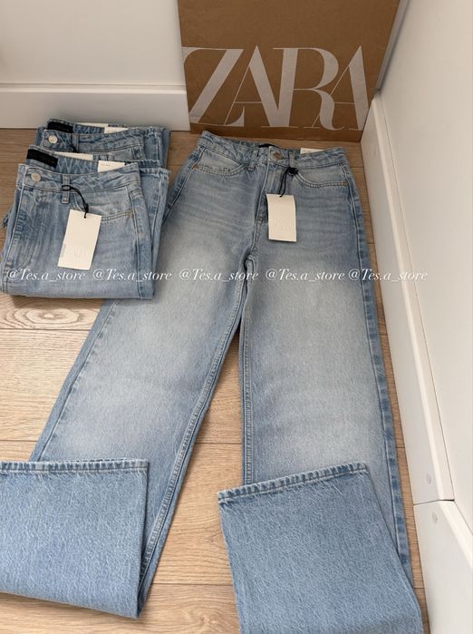 Прямі джинси Zara Z.03 з високою посадкою