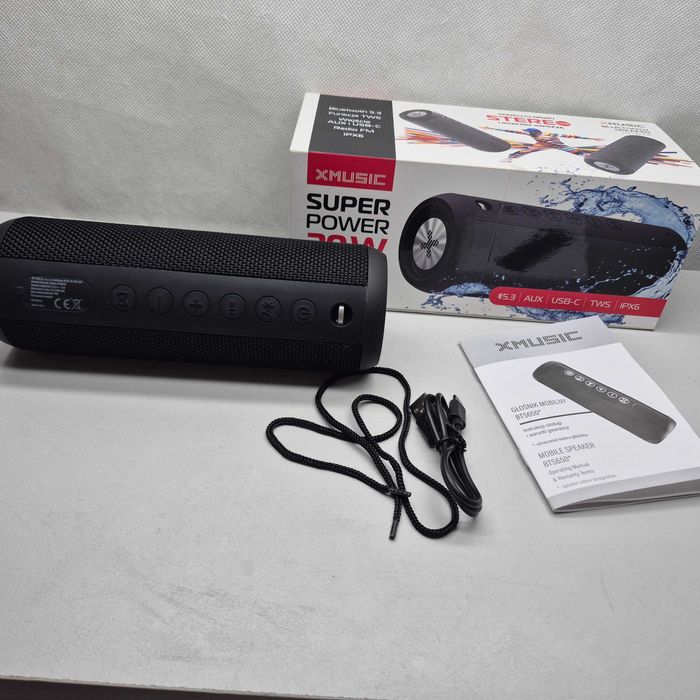 Głośnik przenośny Xmusic BTS650K 20W; Komis Jasło Igielna