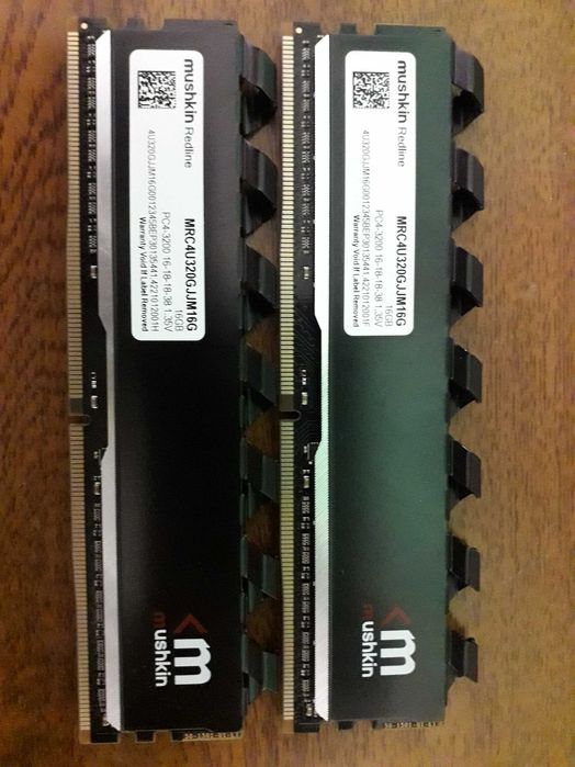 Оперативная память DDR4 Mushkin Redline 3600Mhz 32Gb 2x16Gb