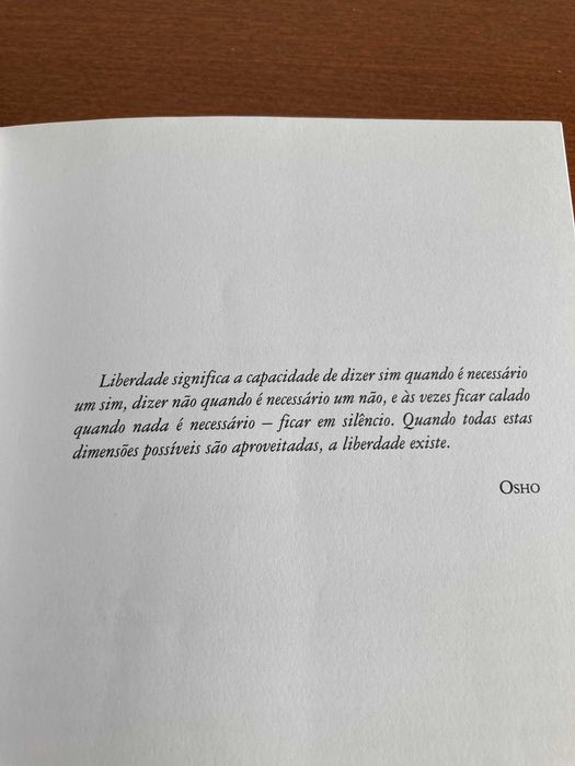 OSHO - Liberdade - A Coragem de Ser Genuíno