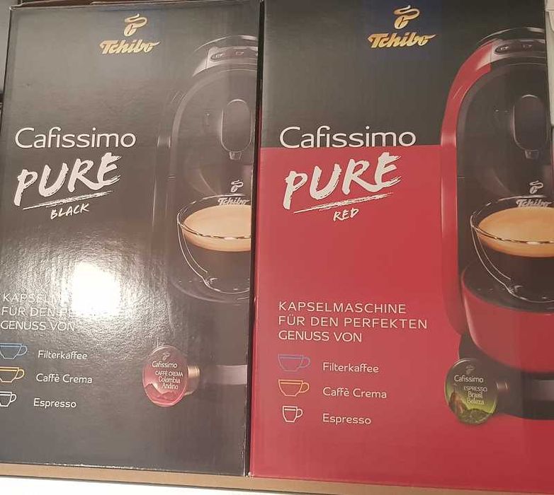 Tchibo Cafissimo PURE dostępne kolory - Czarny, Czerwony