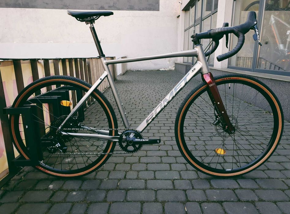 Romet Boreas 2, grafit-bordo, rozm. 48, 52, 56, gravel, sram apex