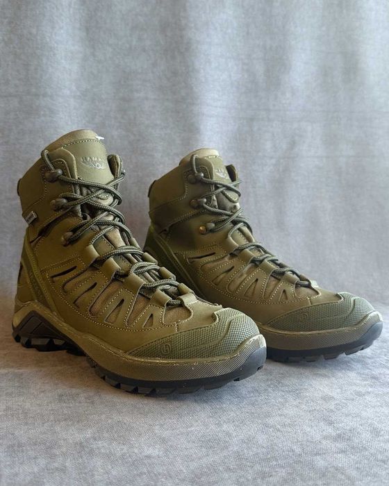 Берці тактичні черевики шкіряні Gore-Tex / хутро осінь-зима 40–46