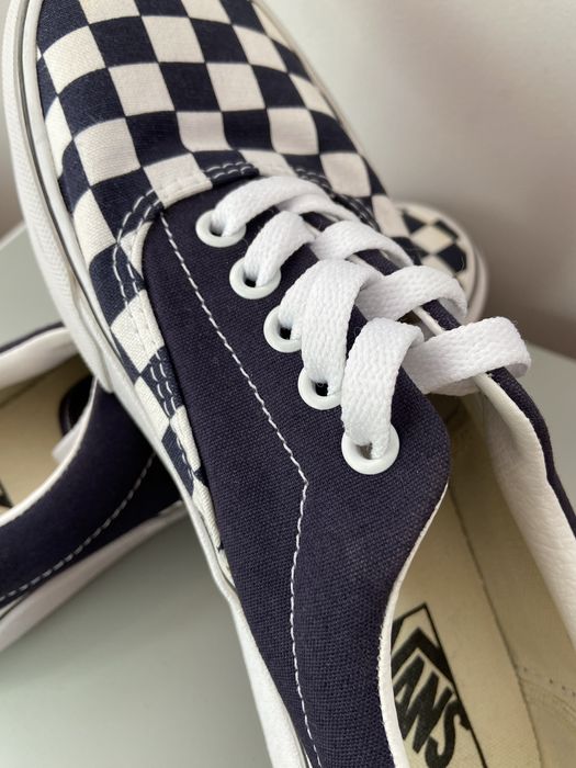 Кеды vans Unisex Era Checkerboard- blue