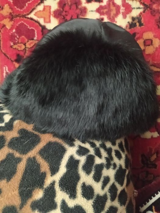 Зимова шапка з кролику